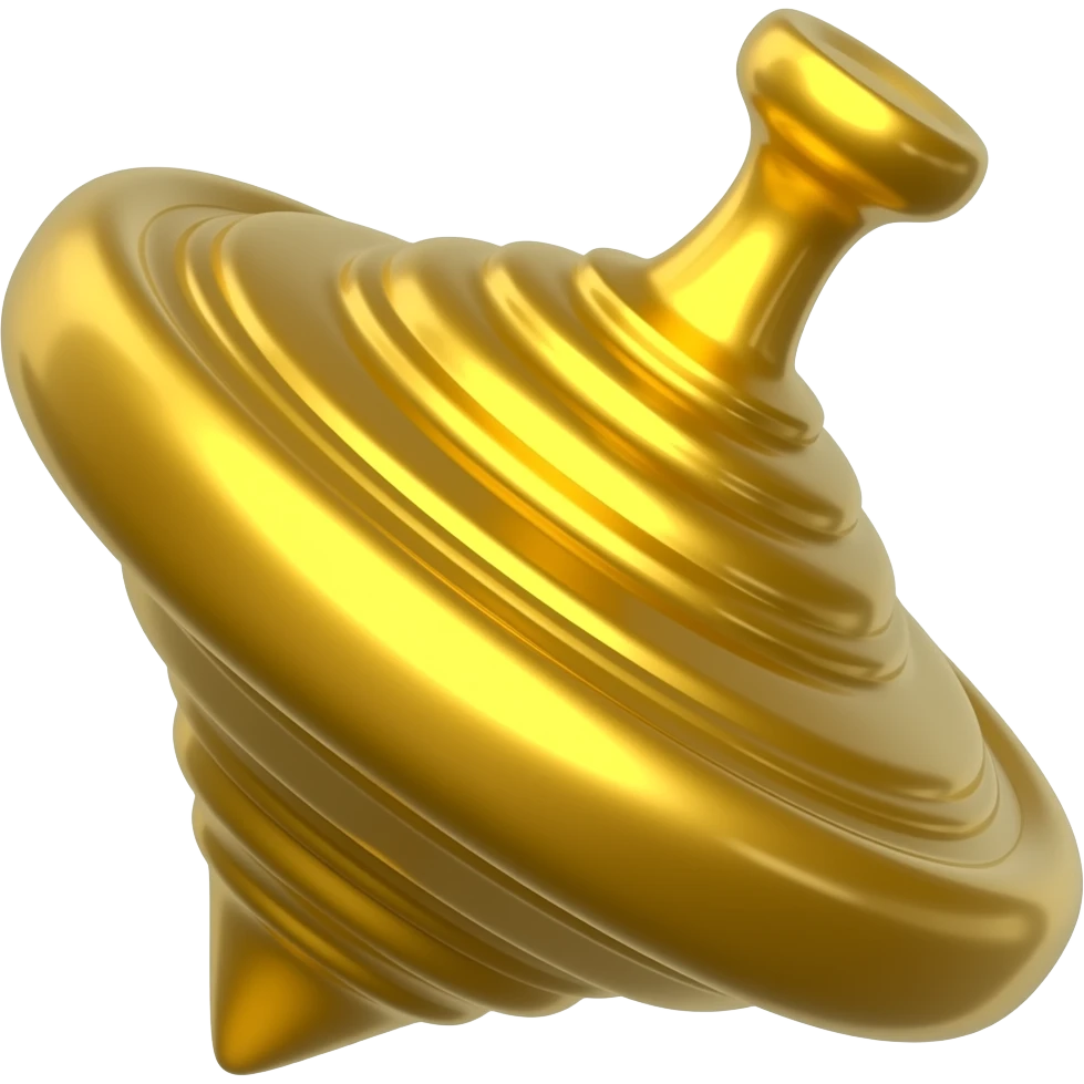 gold Trottola emoji