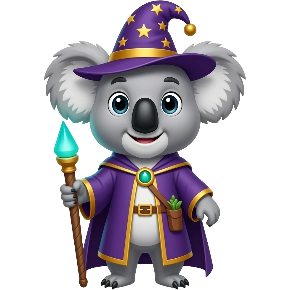 koala wizard emoji