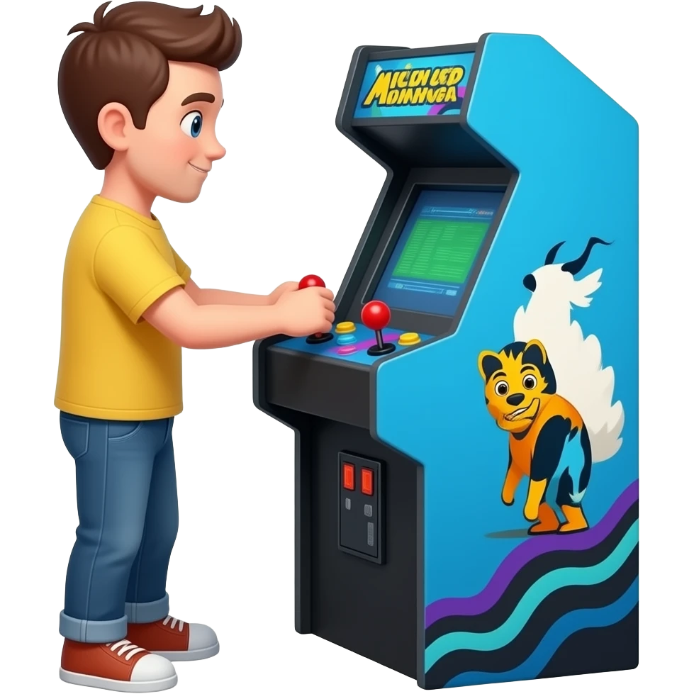 play arcade time emoji