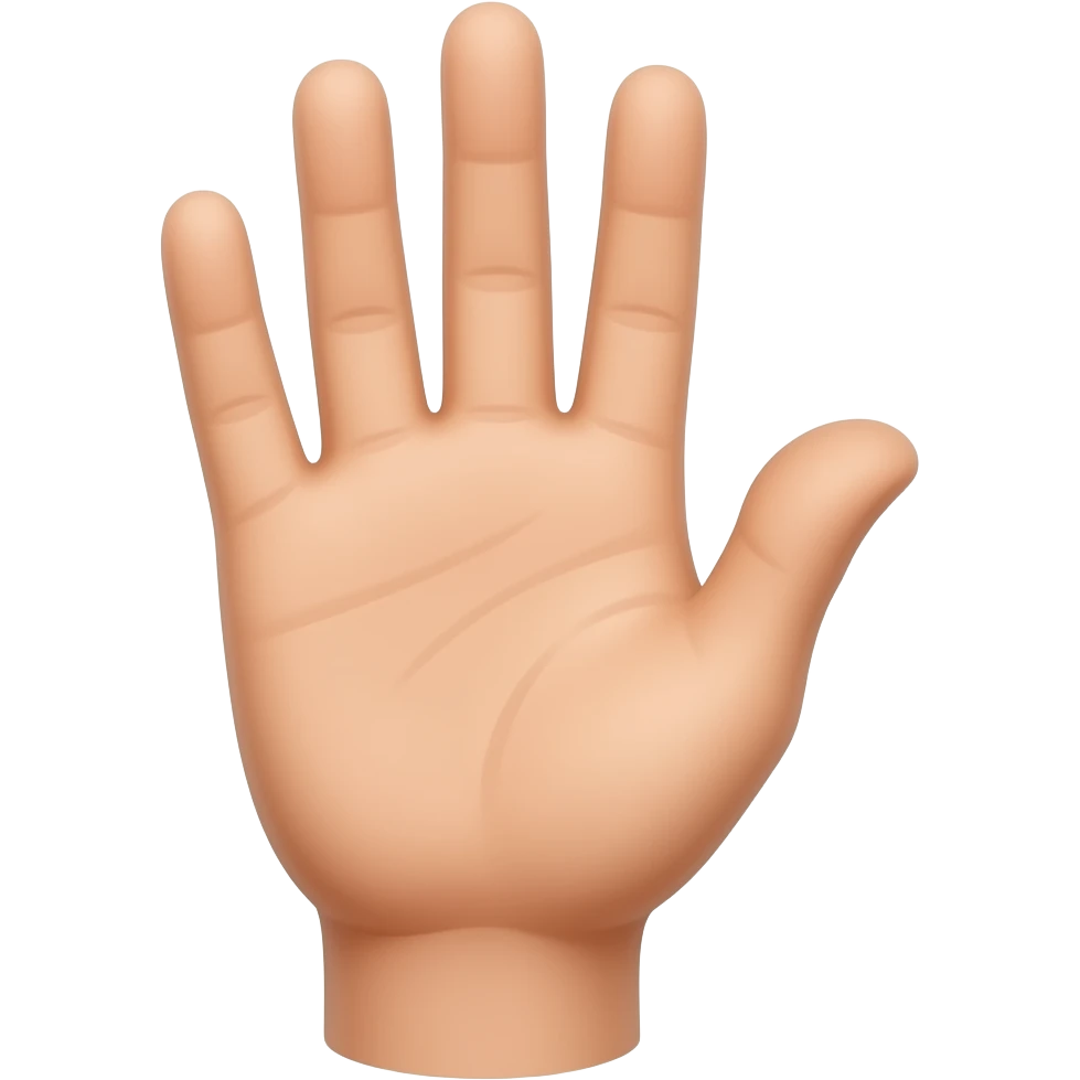 raise hand emoji