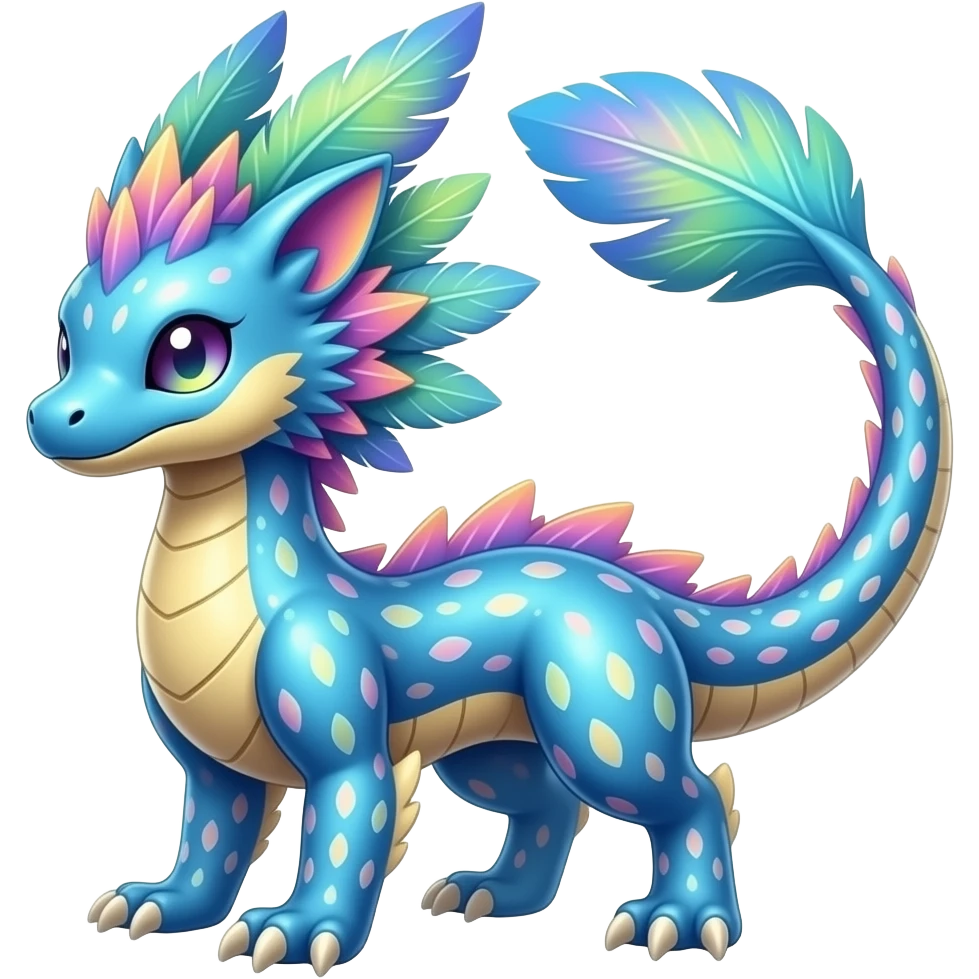 Shiny exotic feathery acidic trippy abstract tropical bioluminescent edgy cool Salandit-Salamence-Ekans-Seviper-Salazzle-Fakemon-hybrid emoji