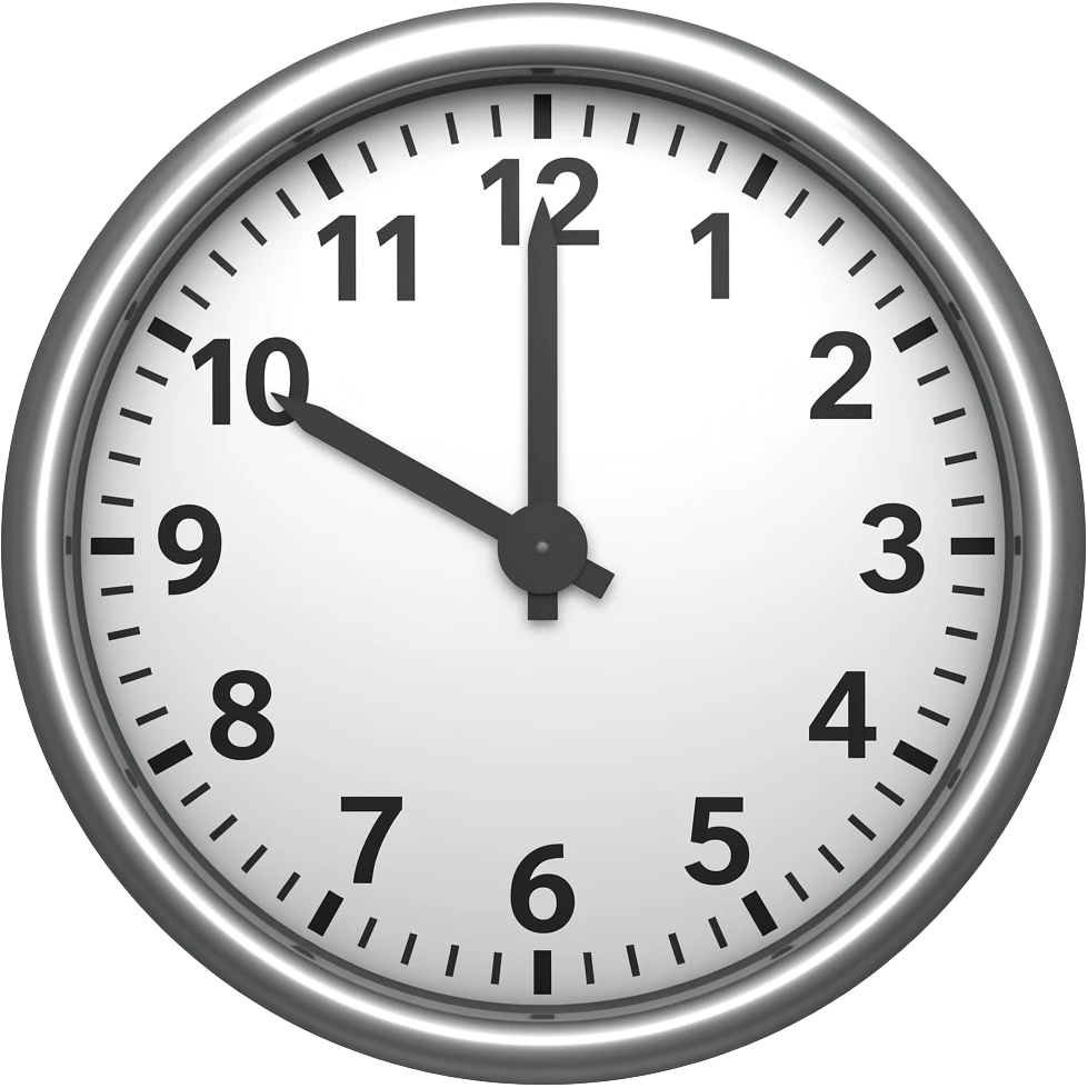 12'o clock emoji
