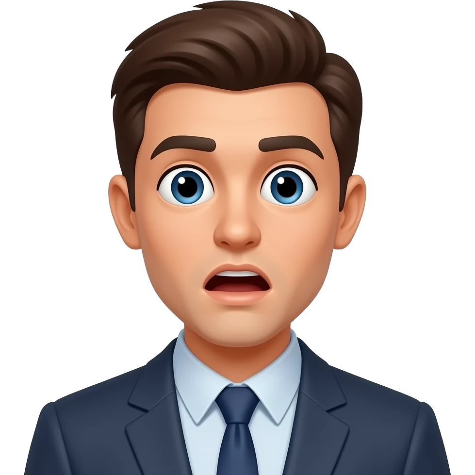 Zdziwienie emoji