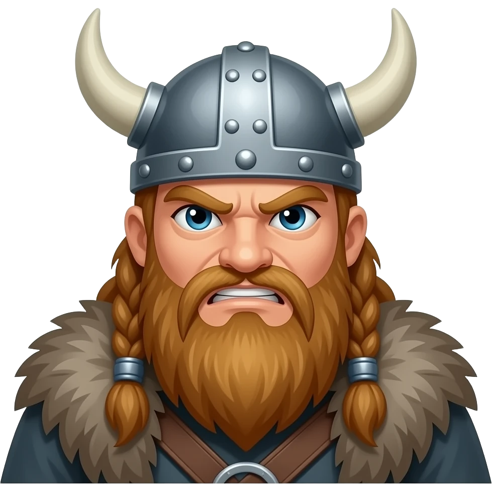 aggressive viking emoji
