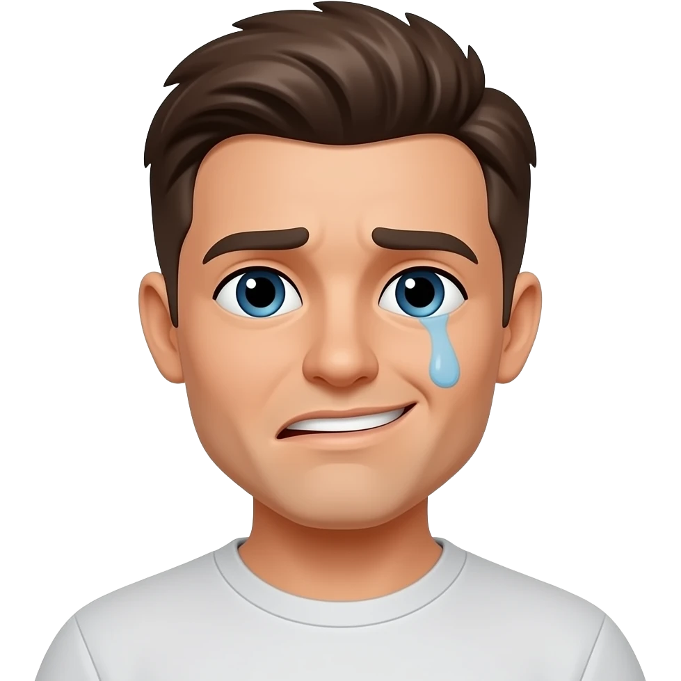 Half smile (this emoji: 🙂 ) half sad (this emoji: ☹️) emoji
