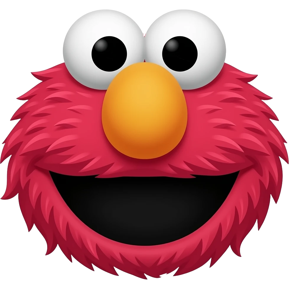 Mad elmo emoji