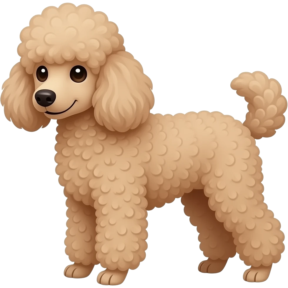 Poodle emoji