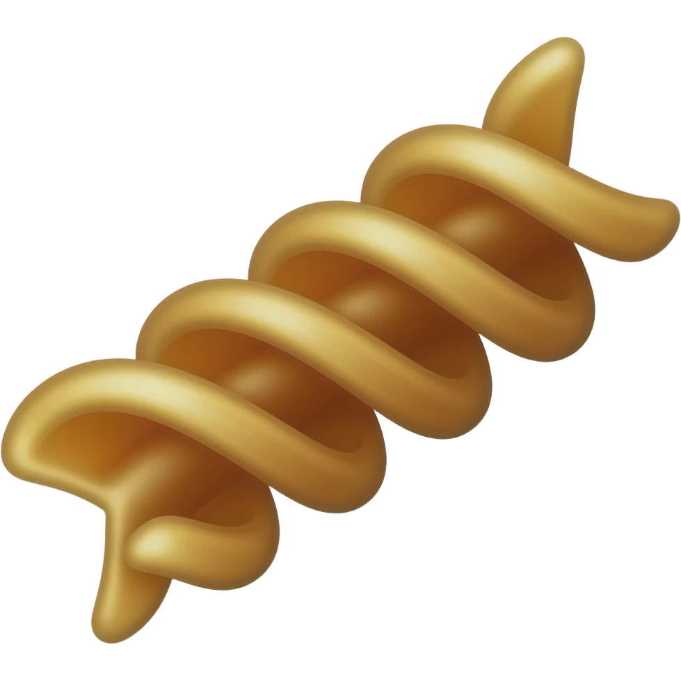 fusilli pasta emoji