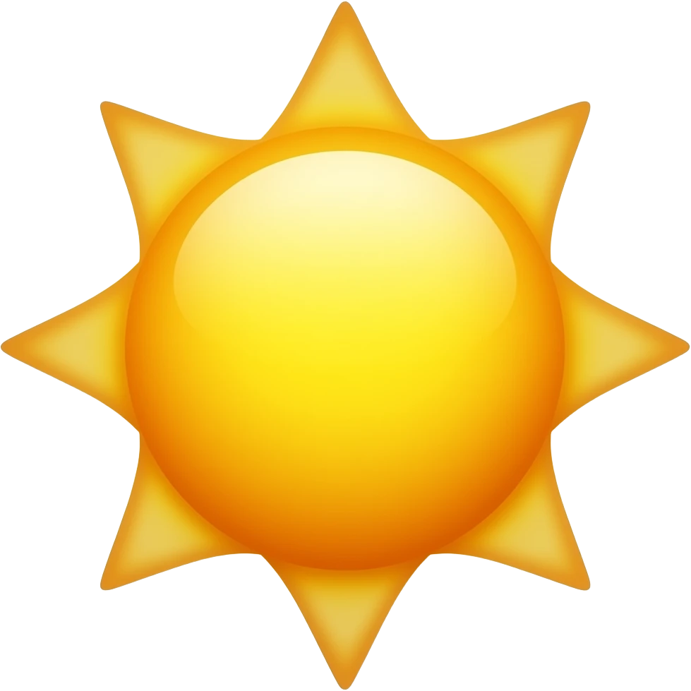 Sun emoji