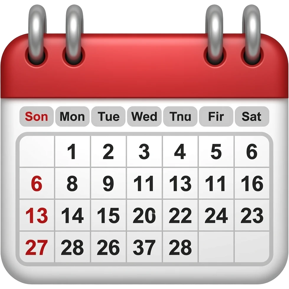 calendar emoji