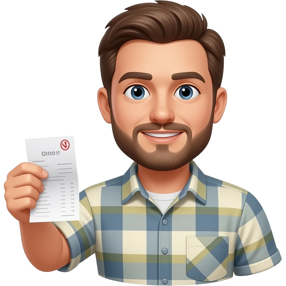 I ask for the bill emoji