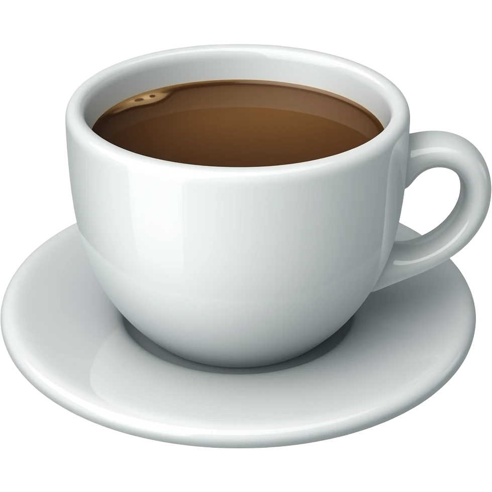 Café e computador emoji