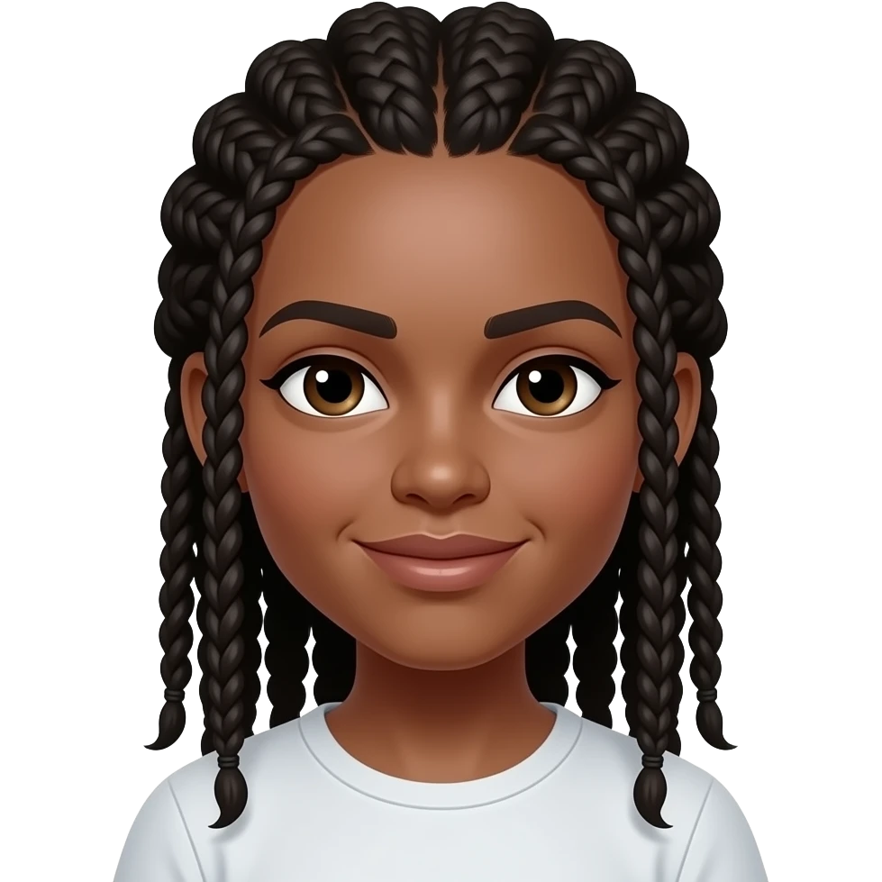 Cornrow emoji