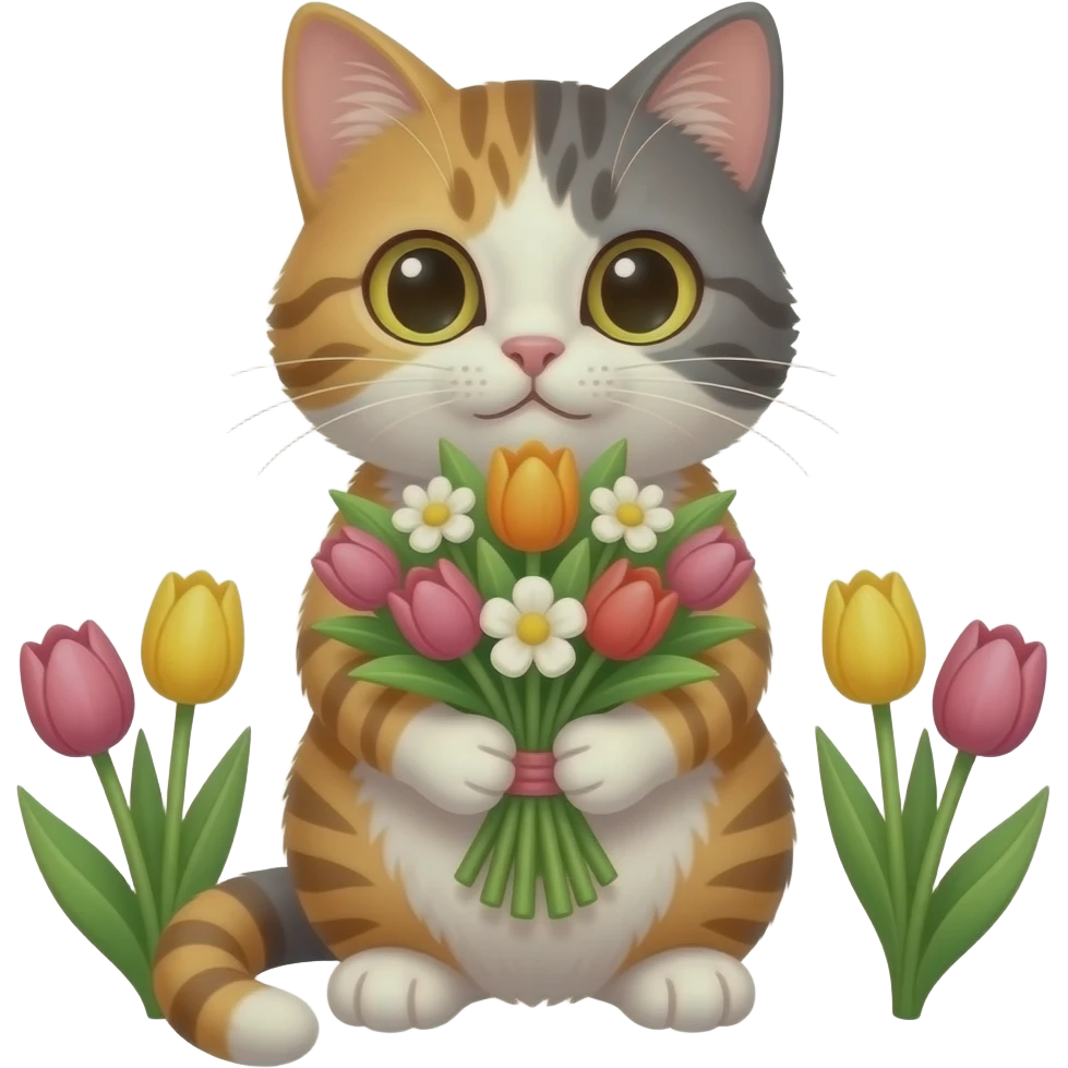 🐱🌺🌷💐 emoji