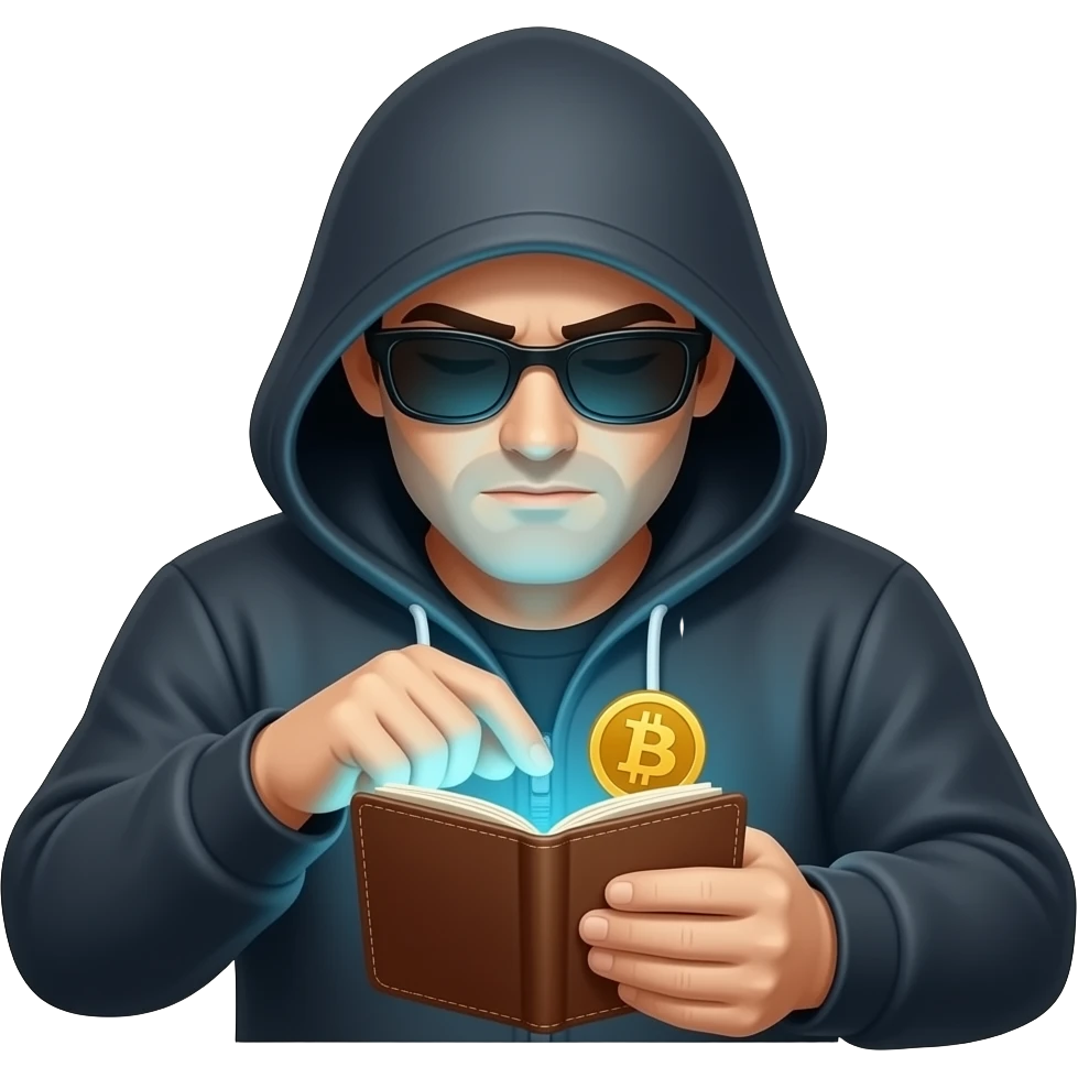 Dirty crypto scam emoji