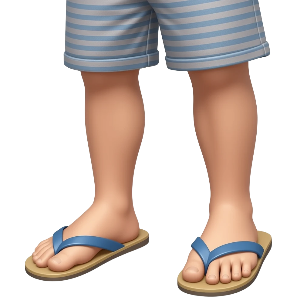Emogi with slipper emoji