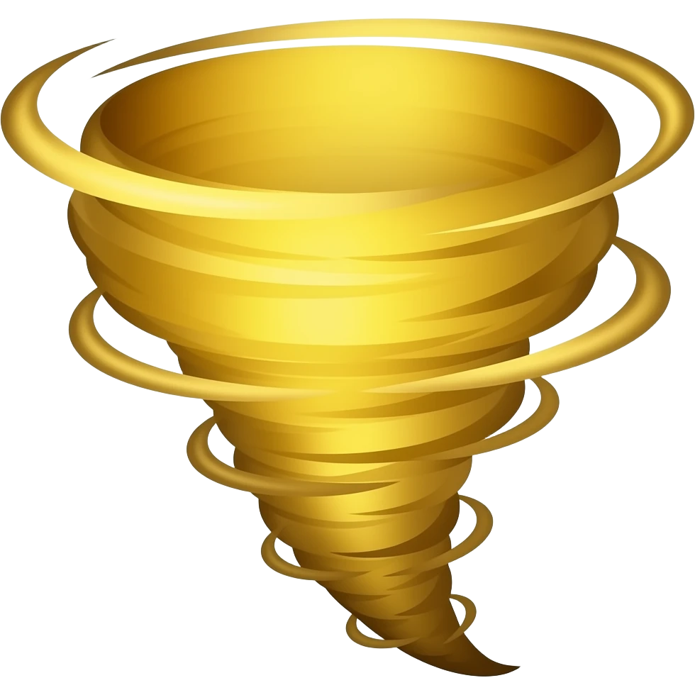 Golden Tornado emoji
