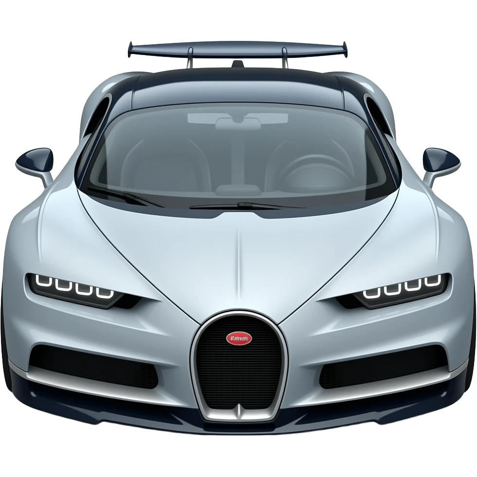 bugatti chiron , hyper real, highly detailed emoji