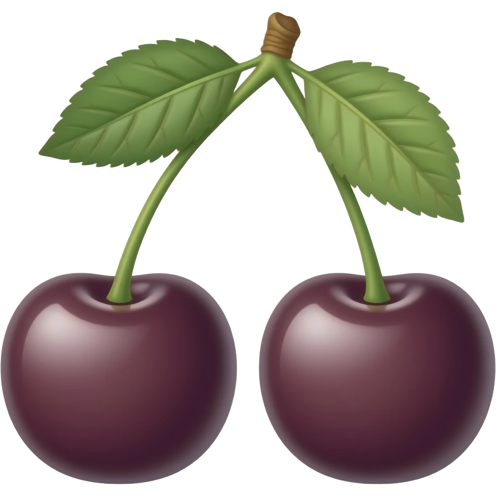 Dark Purple Cherry emoji