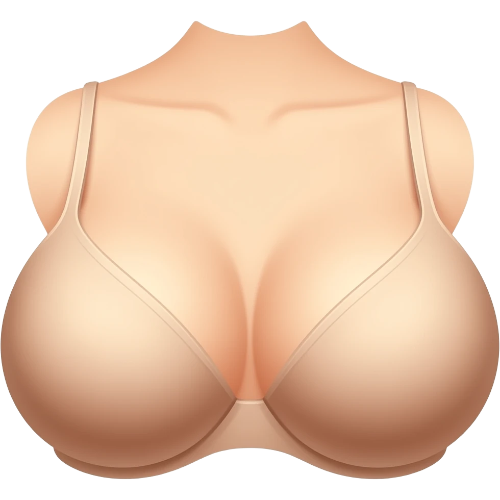 Tits without bra emoji
