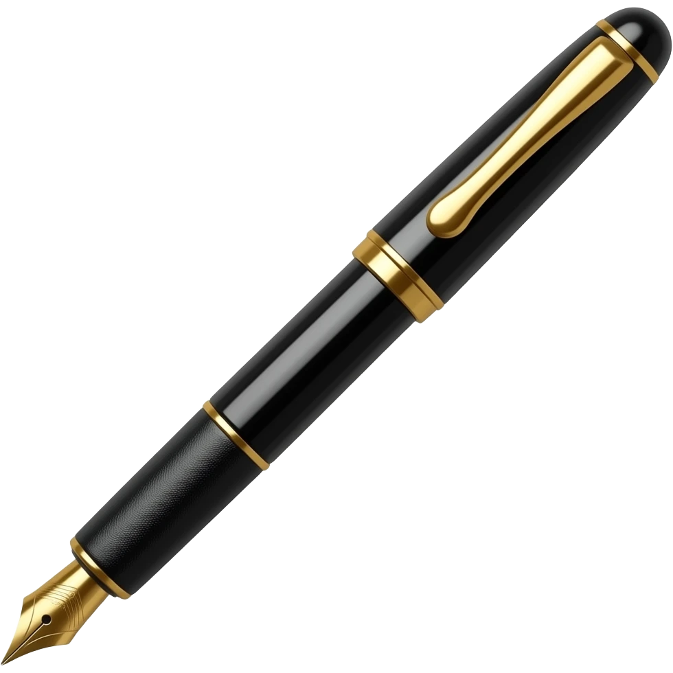 Posh pen emoji