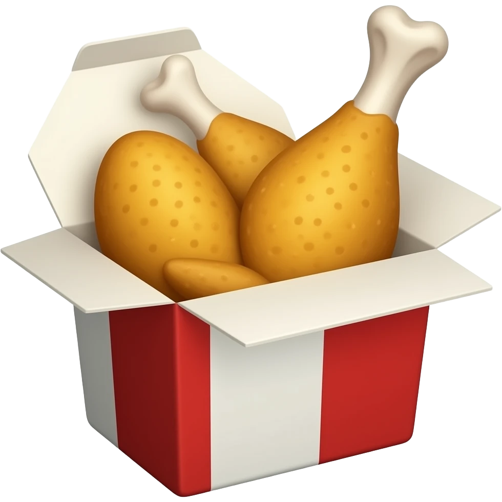 fried chicken box emoji