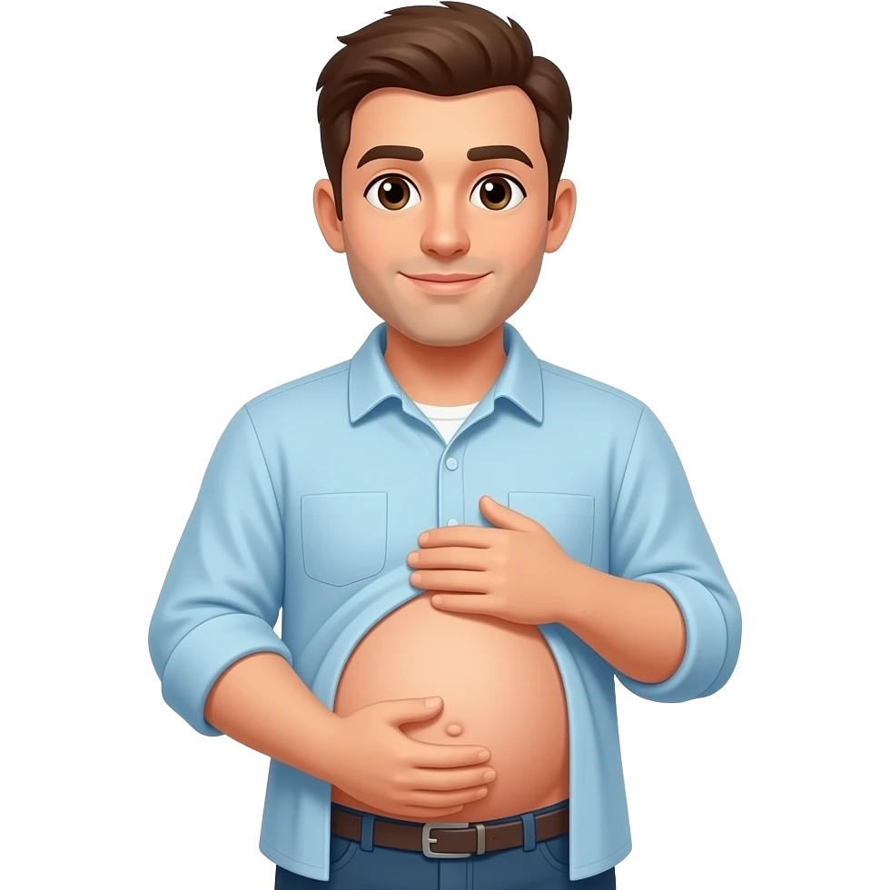 man giving birth emoji