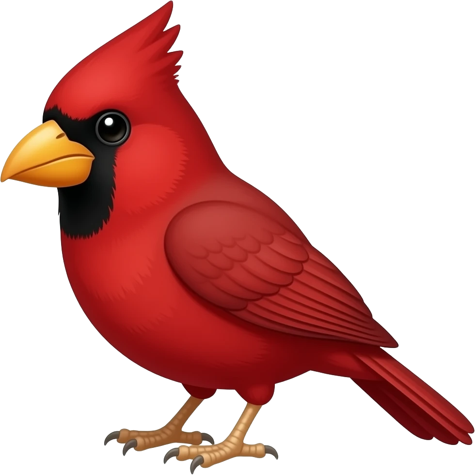 University of Louisville cardinal Not realistic emoji