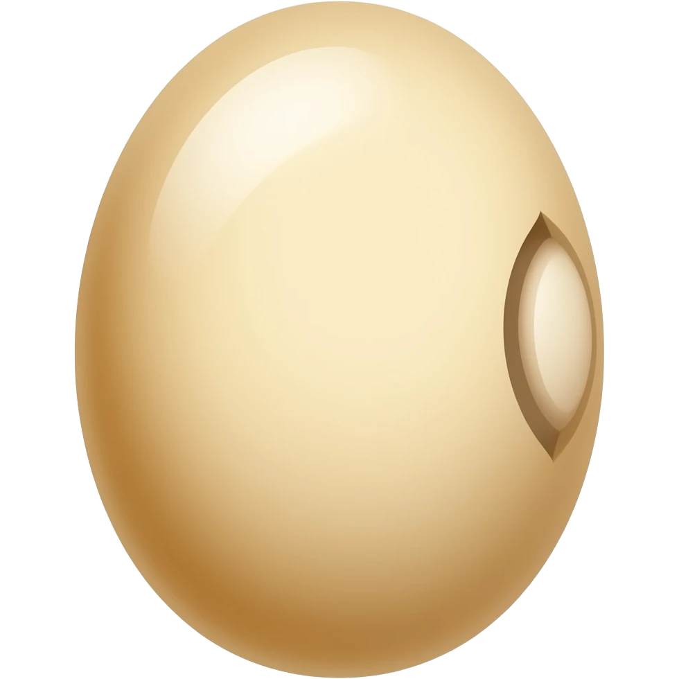 oval bean emoji