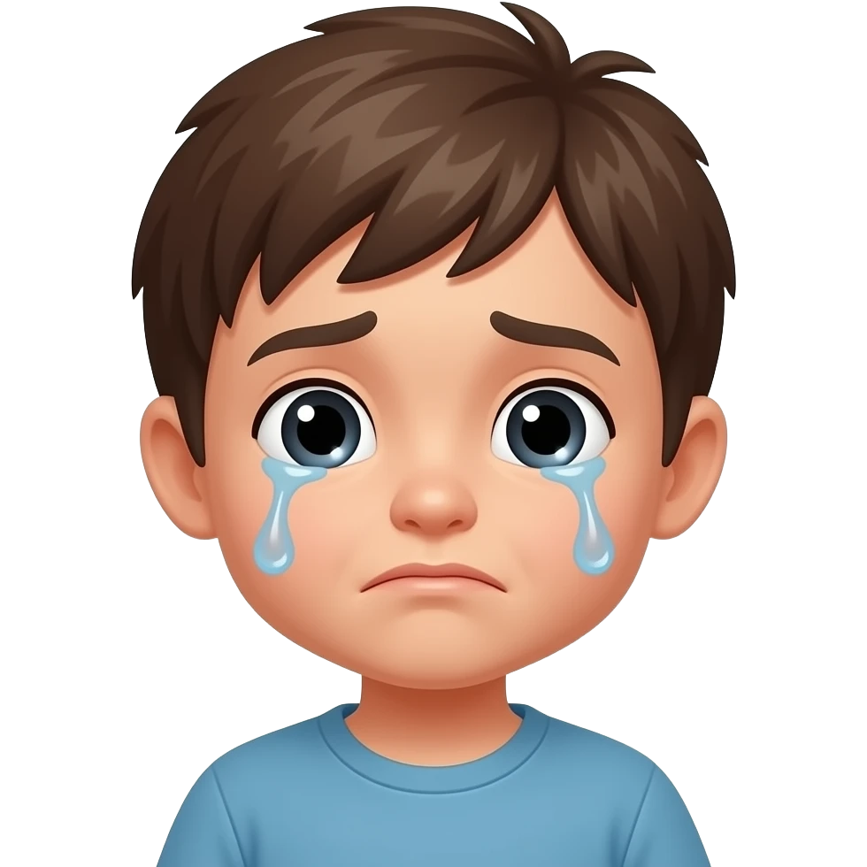 kid cry emoji