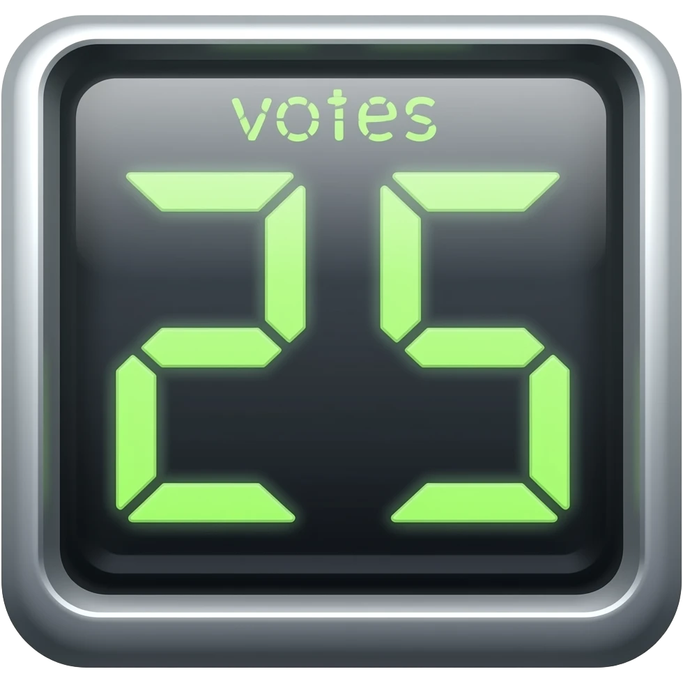 25 votes emoji