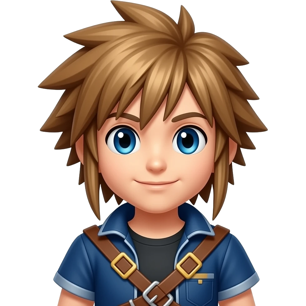 Sora from Kingdom Hearts emoji