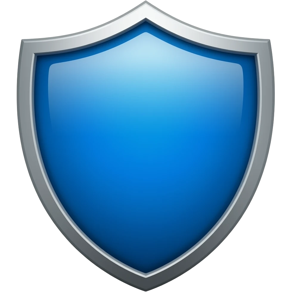 blue shield emoji