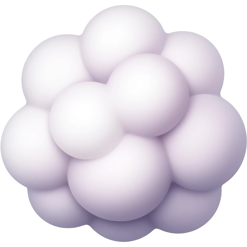 A cotton candy emoji. emoji