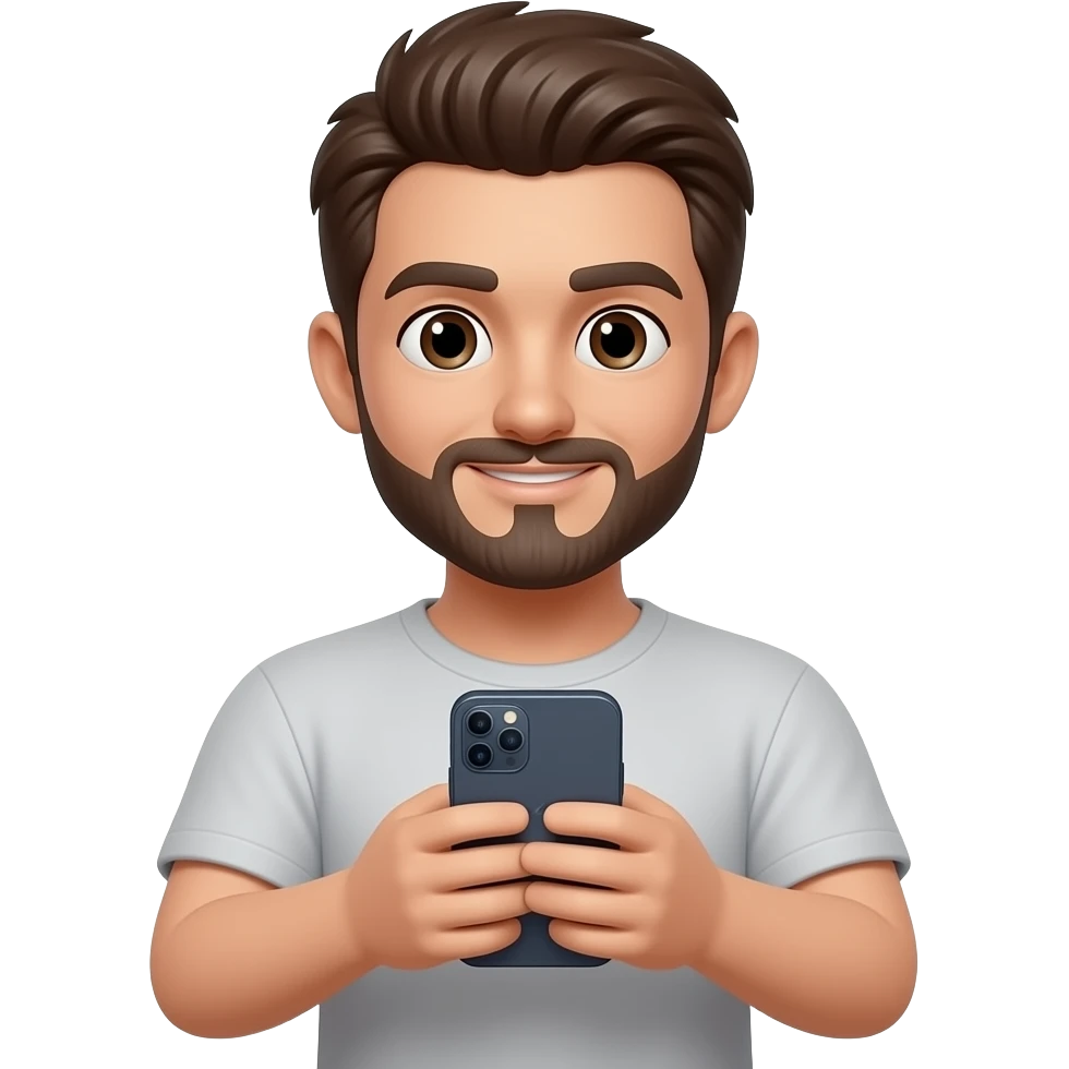 이런 느낌인데 아이폰 감성으로 제작해줘 emoji
