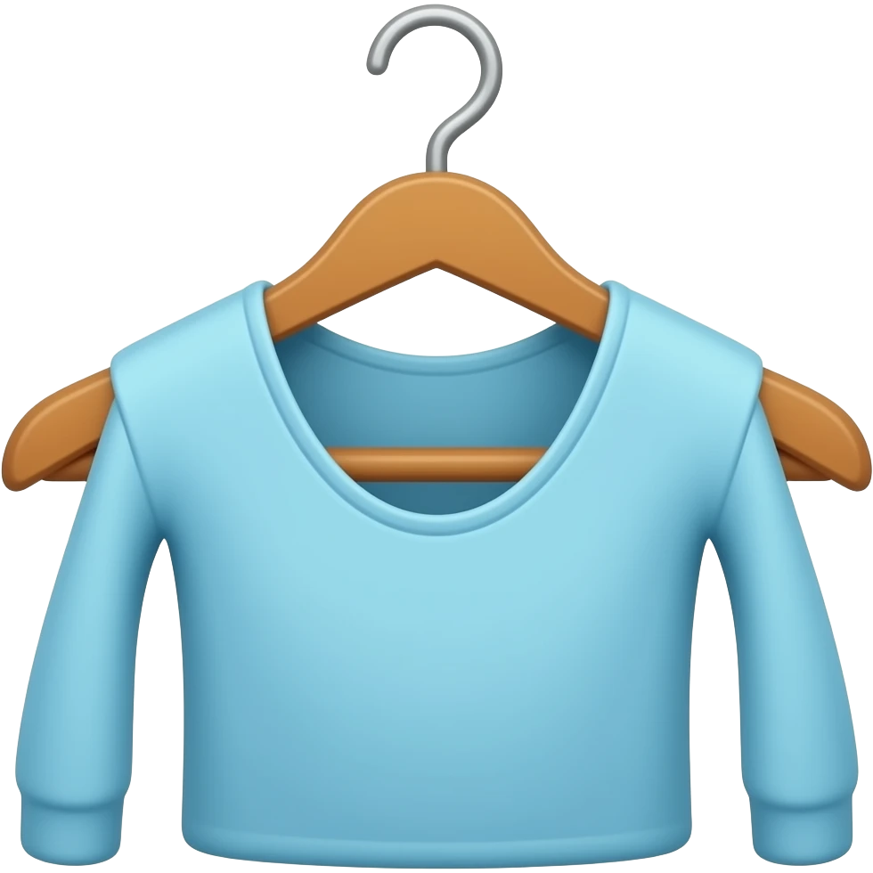 CLOTHES ON A HANGER emoji