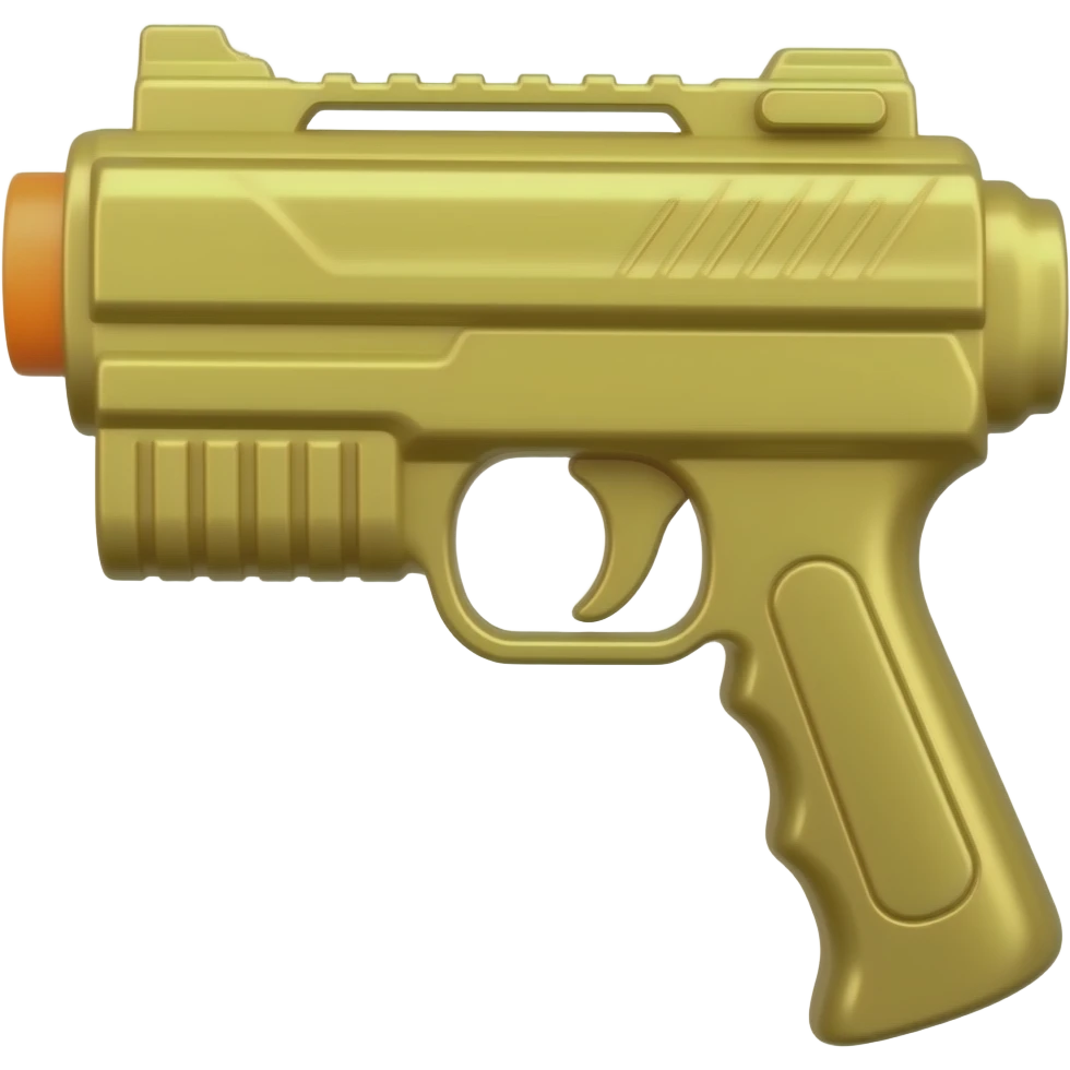 gold nerf gun emoji