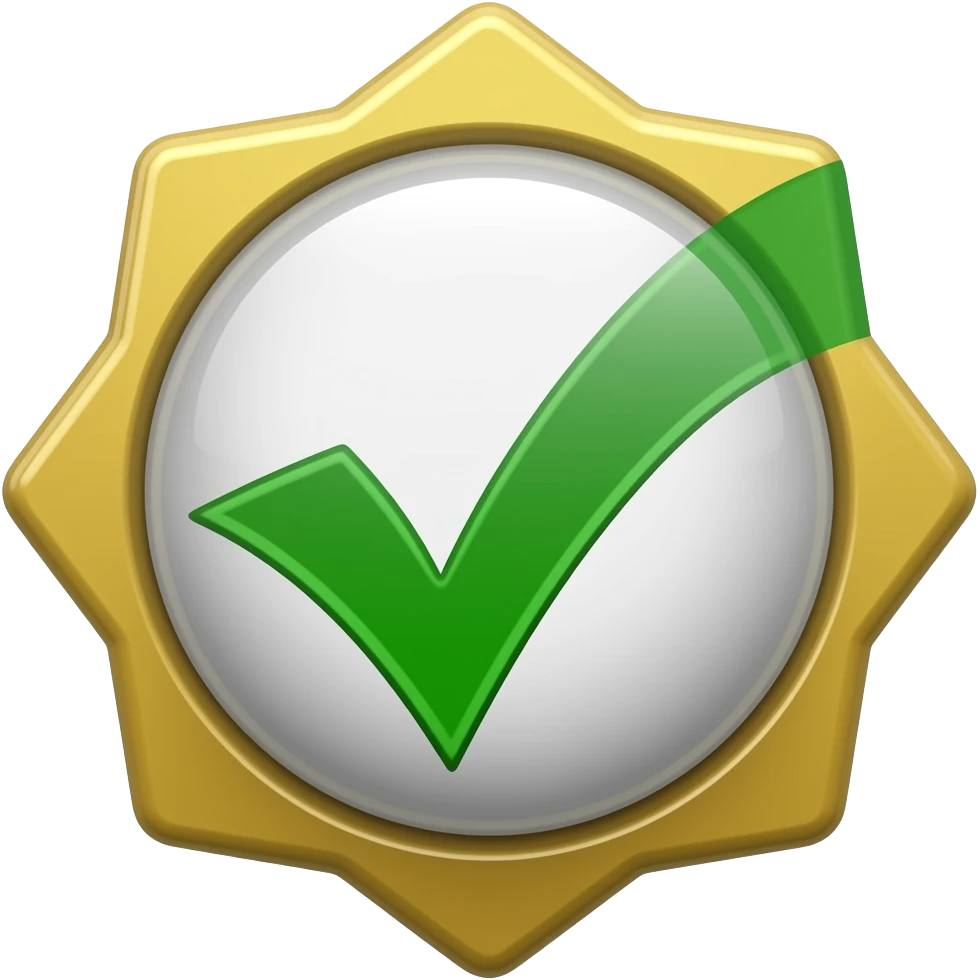 A verification emoji