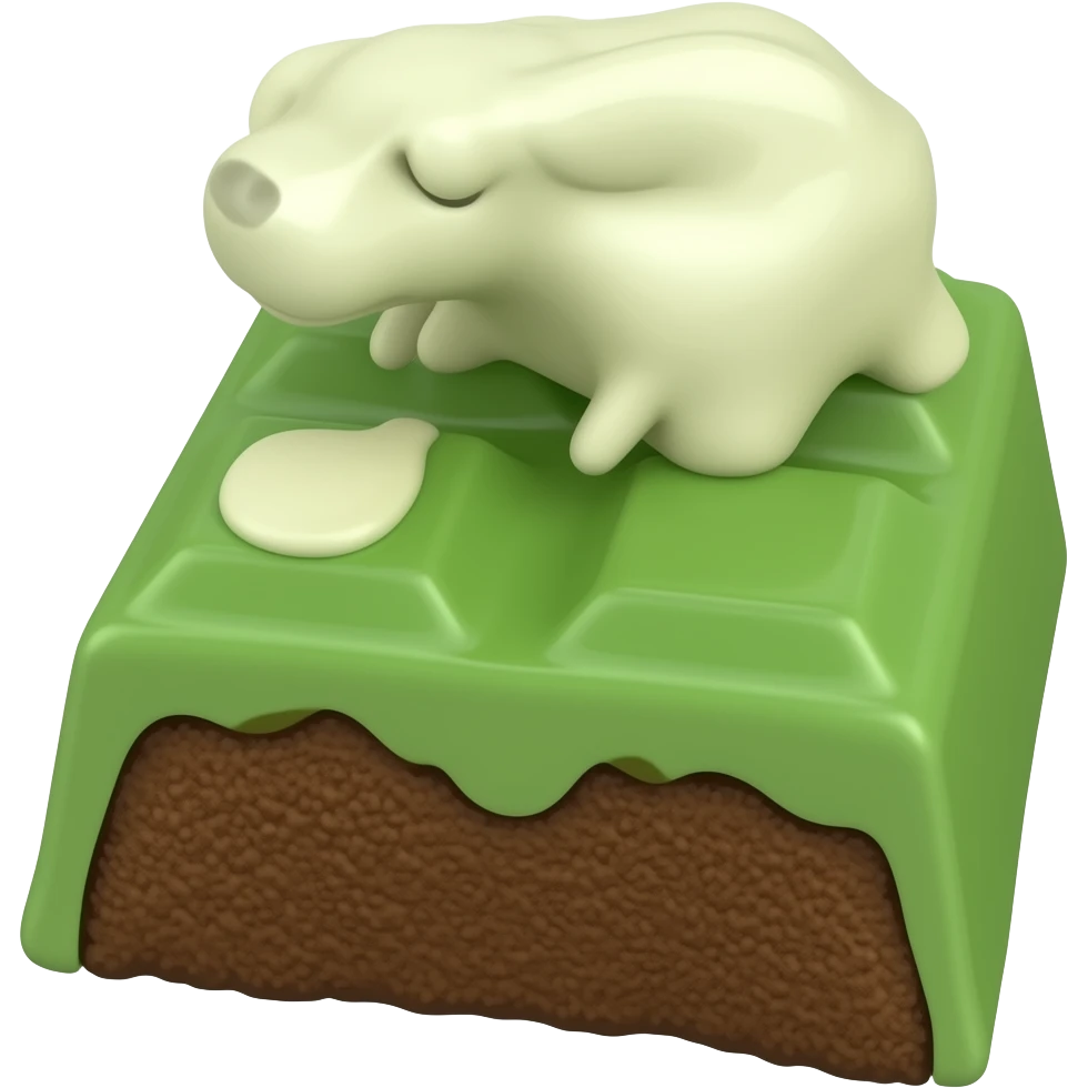 Emoji Green Chocolate emoji