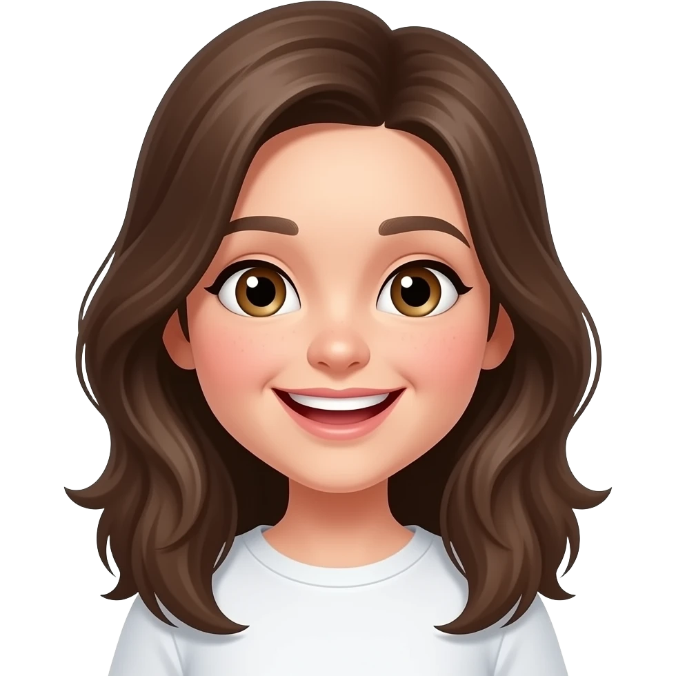 یک دختر که می خندد emoji