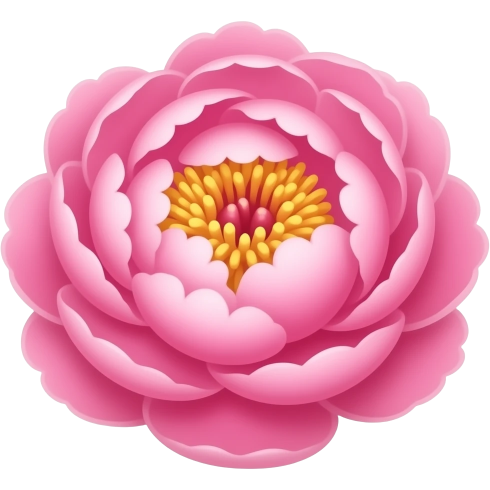 Peony emoji