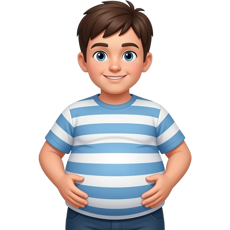 Chłopak ma 13 lat bardzo bardzo ciężarem ogromnym brzucha emoji