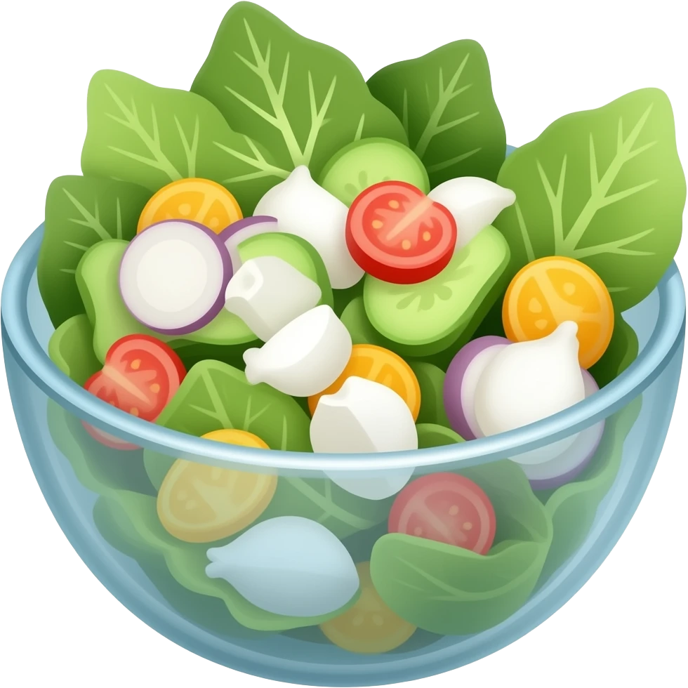 Chicken salad bowl emoji