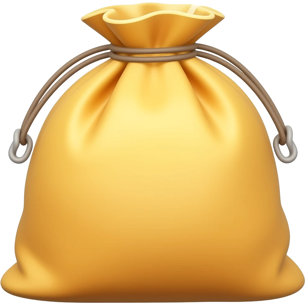 Yellow bag emoji