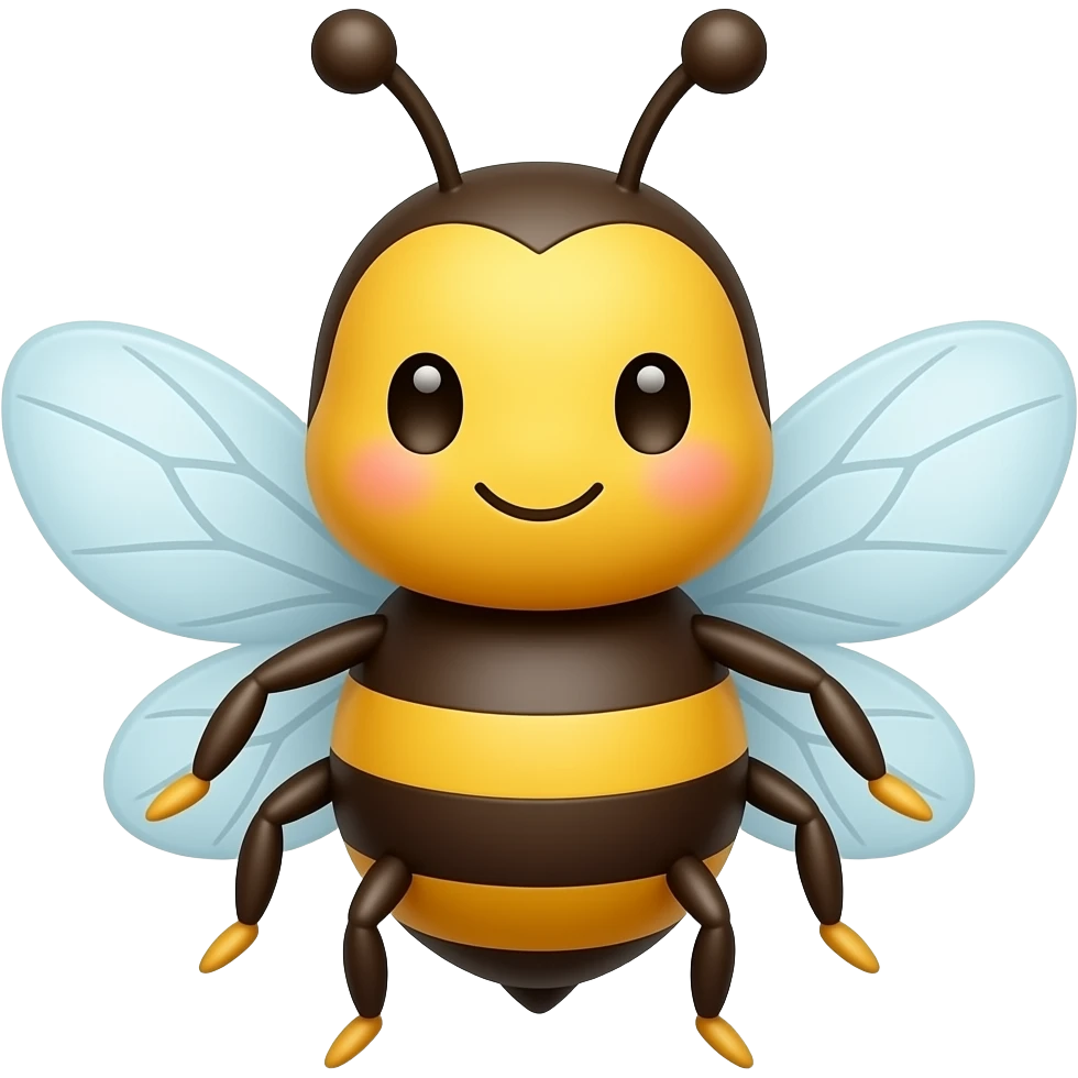 cute bees emoji