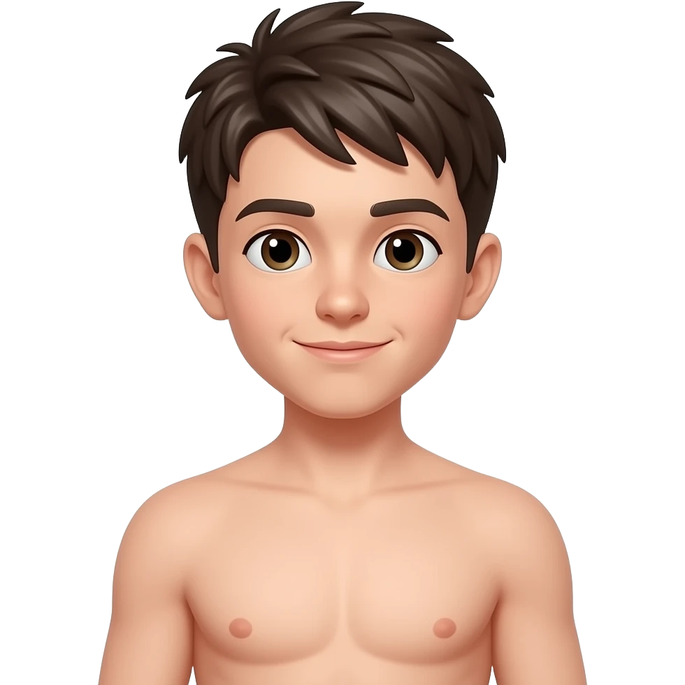 a boy with breasts emoji