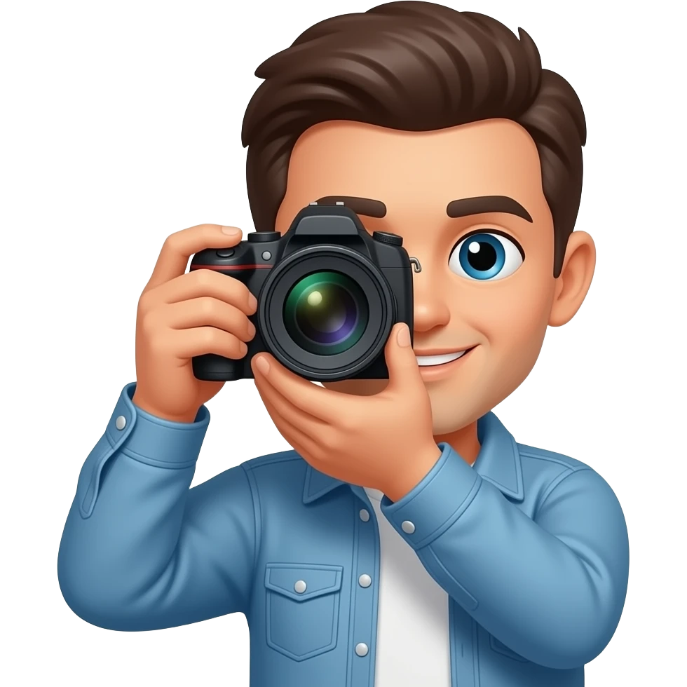 with camera emoji