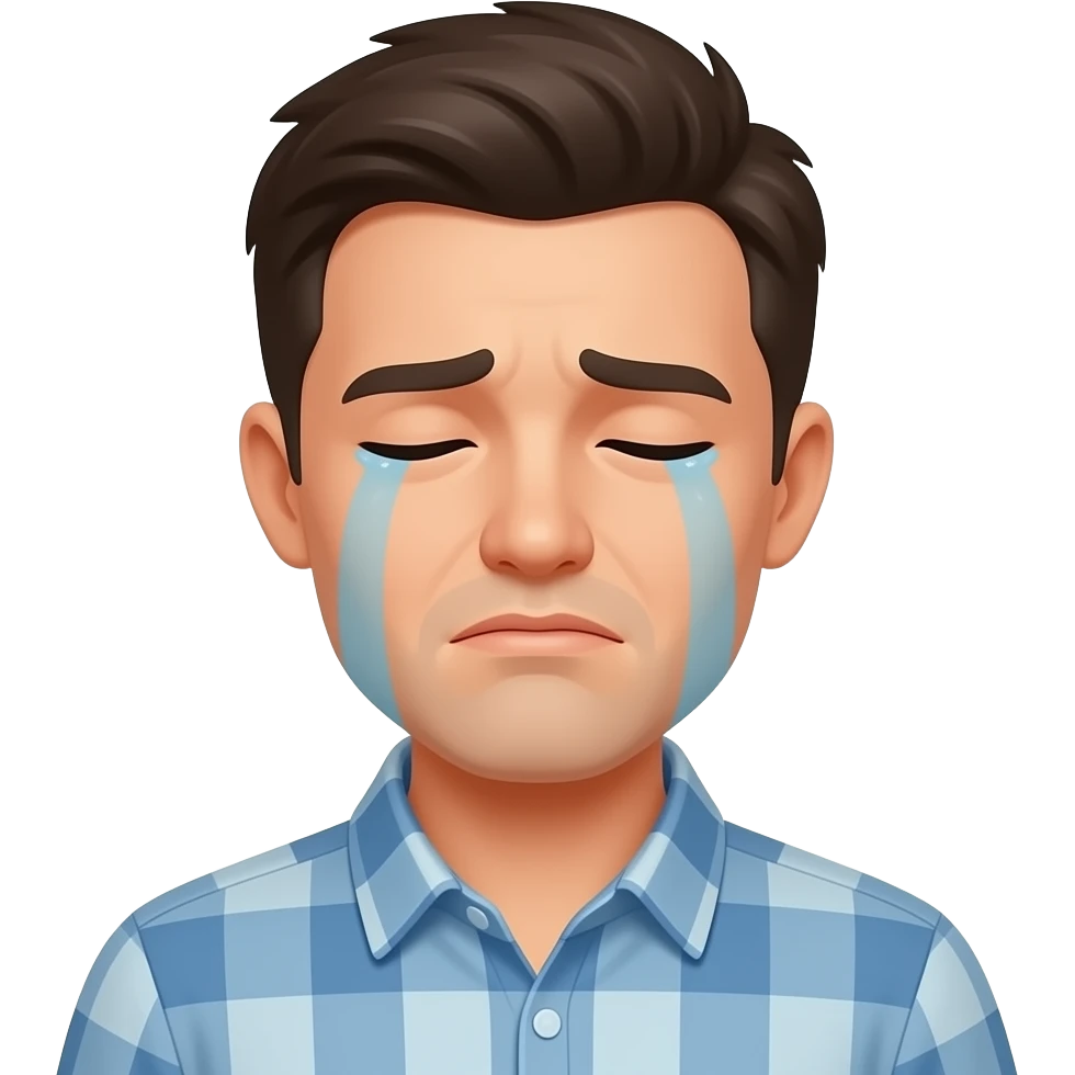 Allergy crying emoji