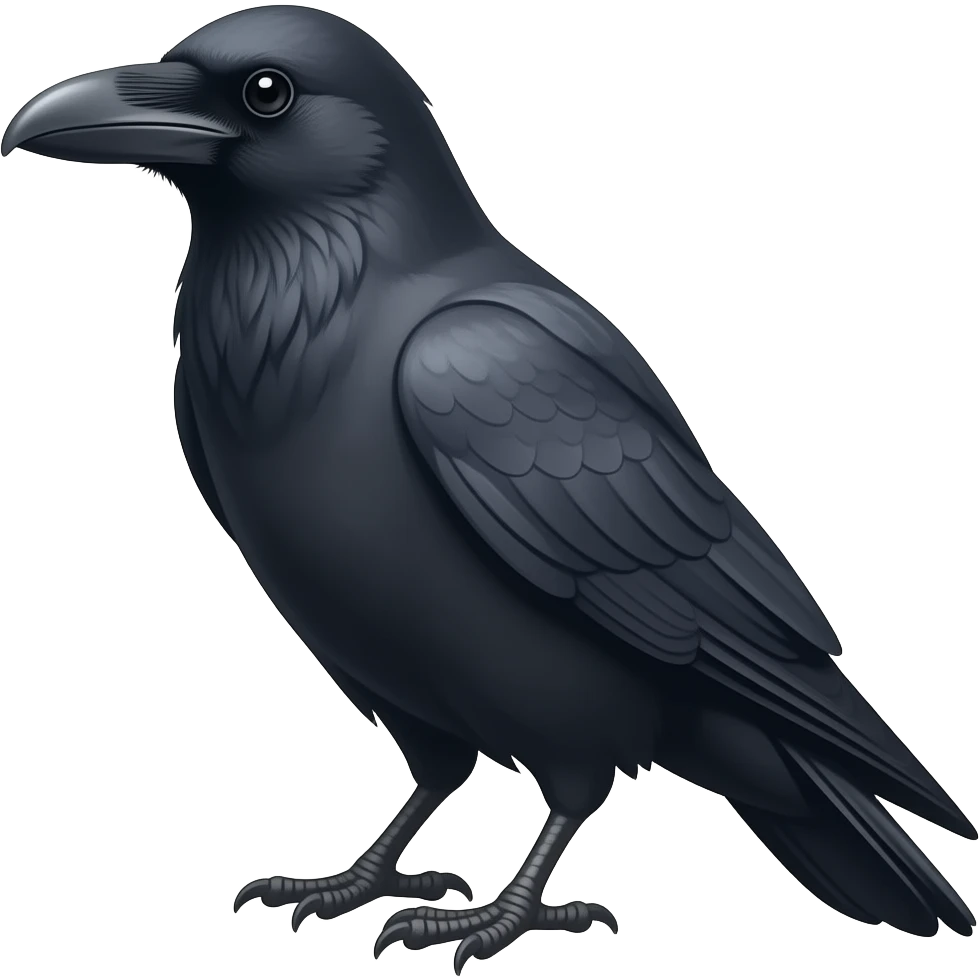 Crow emoji