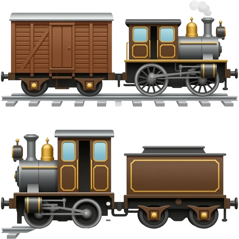 🚂🚃🚃🚃 emoji